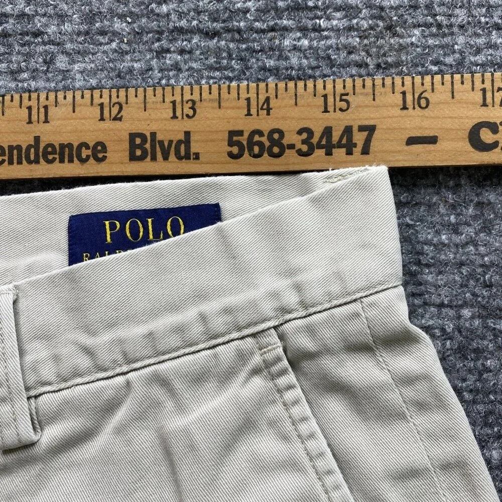 Polo Ralph Lauren‎ Shorts Men's 31 Khaki Classic Fit Chino Golf Beach Camping